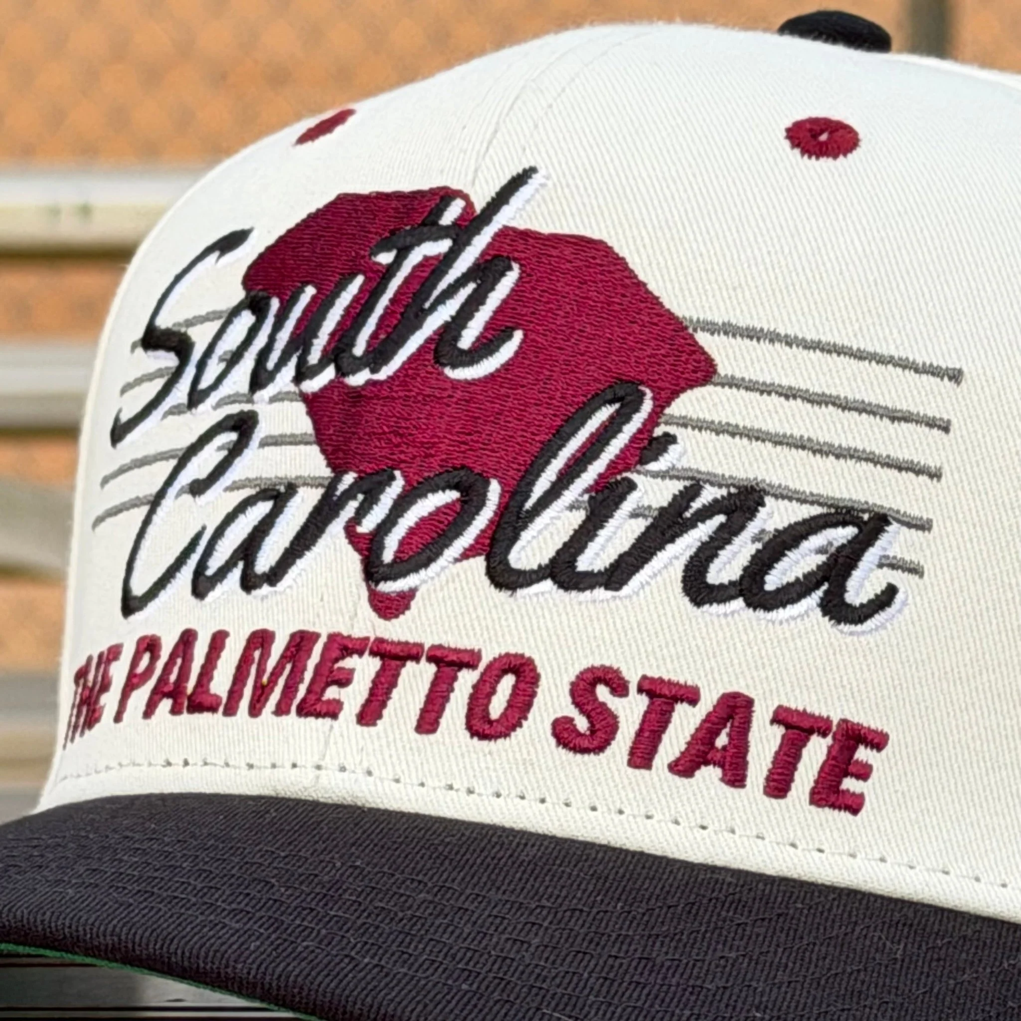 South Carolina Snapback - The Willy B (Cream/Black) - Image 6