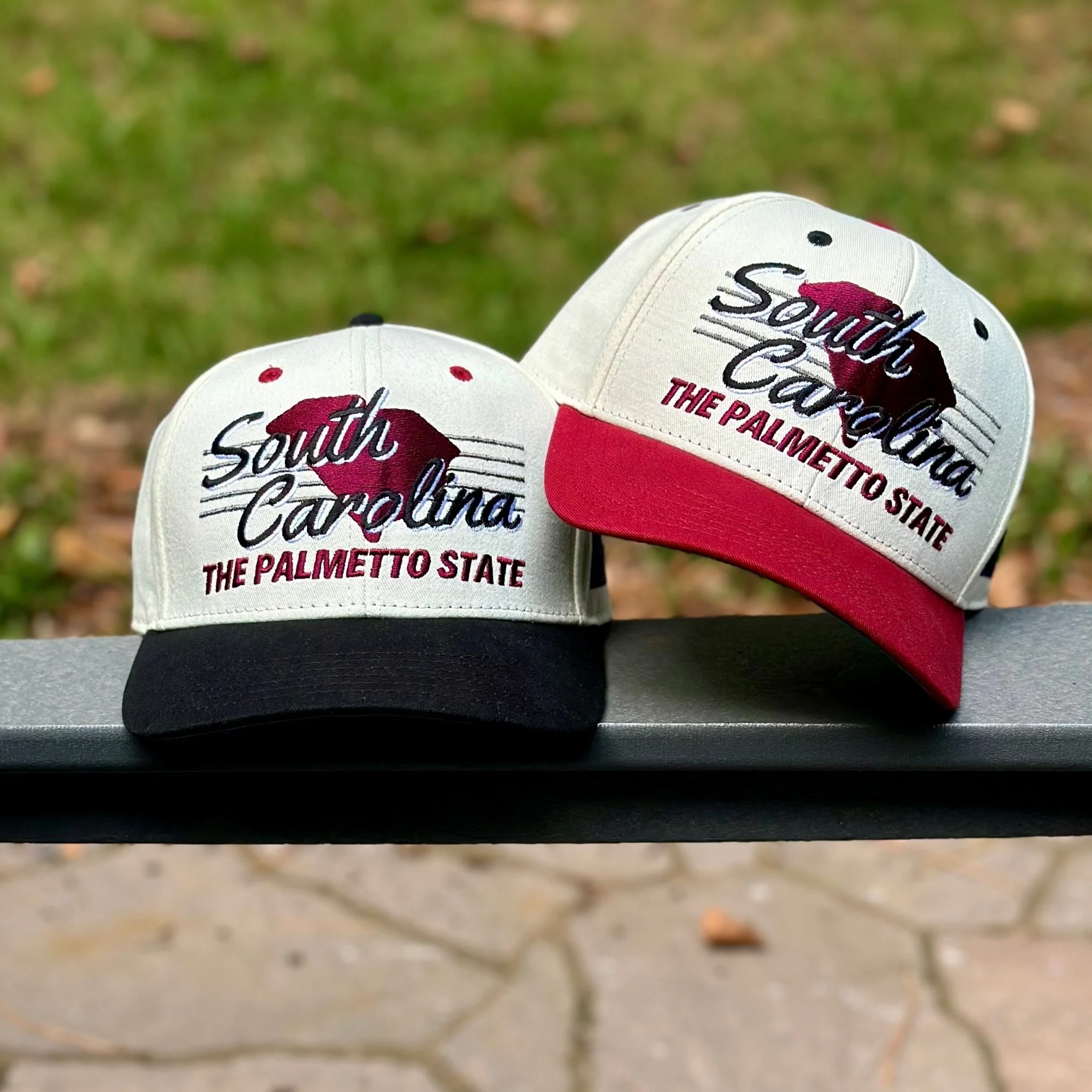 South Carolina Snapback - The Willy B (Cream/Black) - Image 9