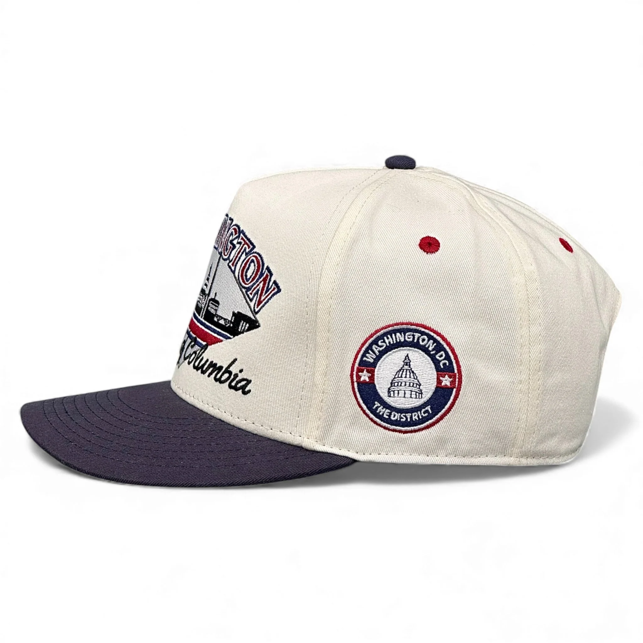Washington D.C. Snapback - The Ovechkin (Cream/Navy) - Image 3