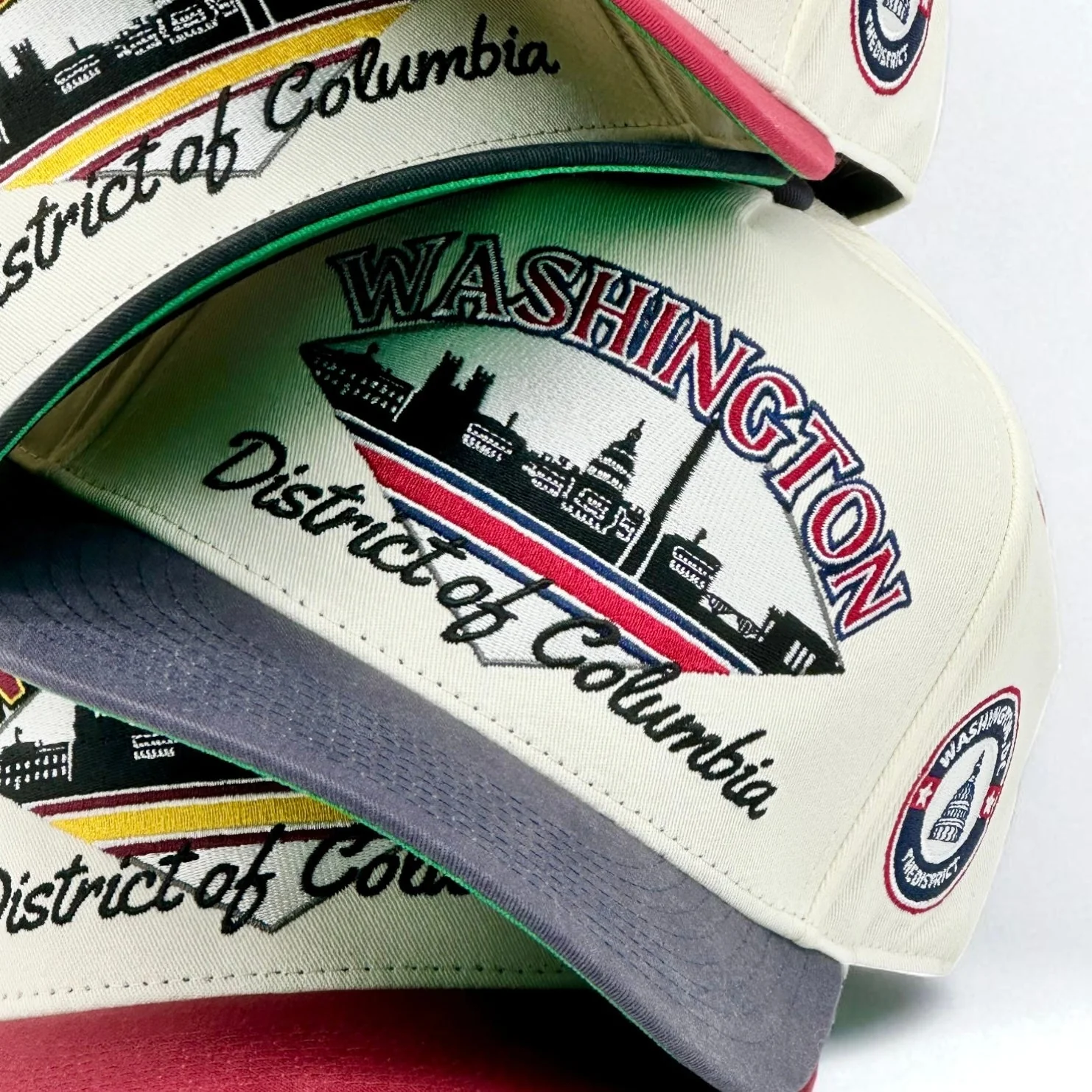 Washington D.C. Snapback - The Ovechkin (Cream/Navy) - Image 6
