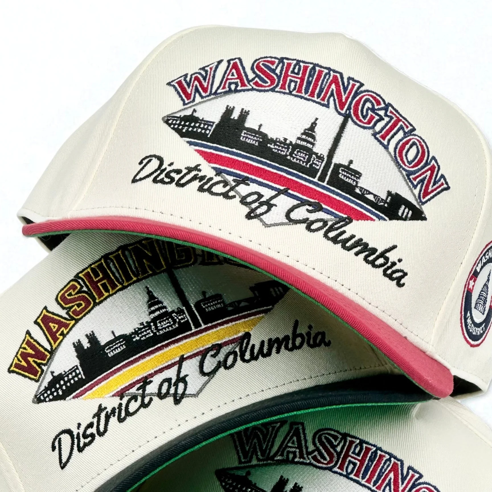 Washington D.C. Snapback - The Ovechkin (Cream/Red) - Image 4