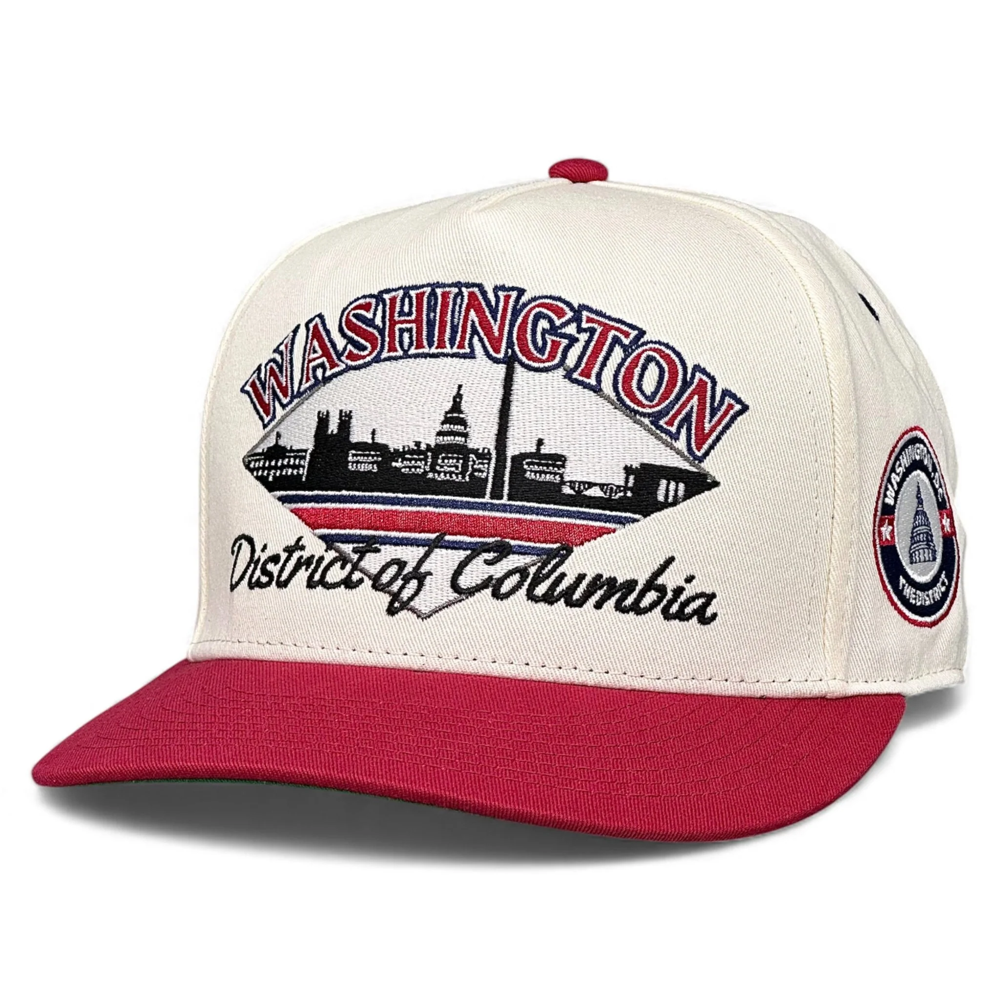 Washington D.C. Snapback - The Ovechkin (Cream/Red) - Image 5