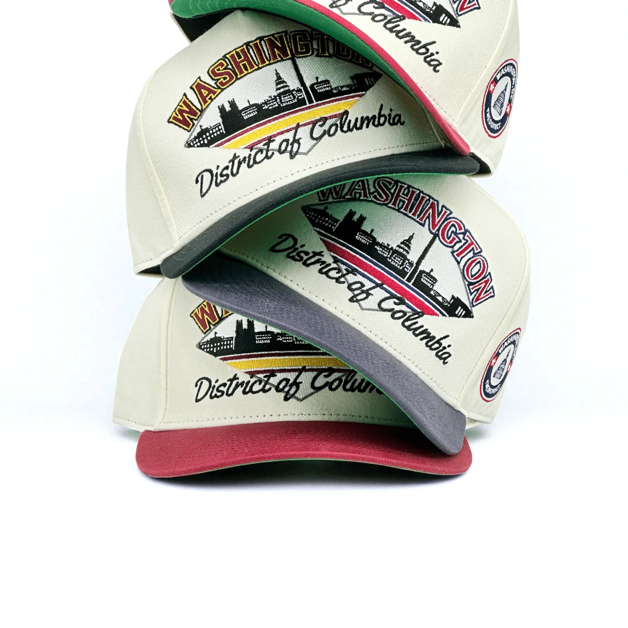 Washington D.C. Snapback - The Riggins (Cream/Black) - Image 6