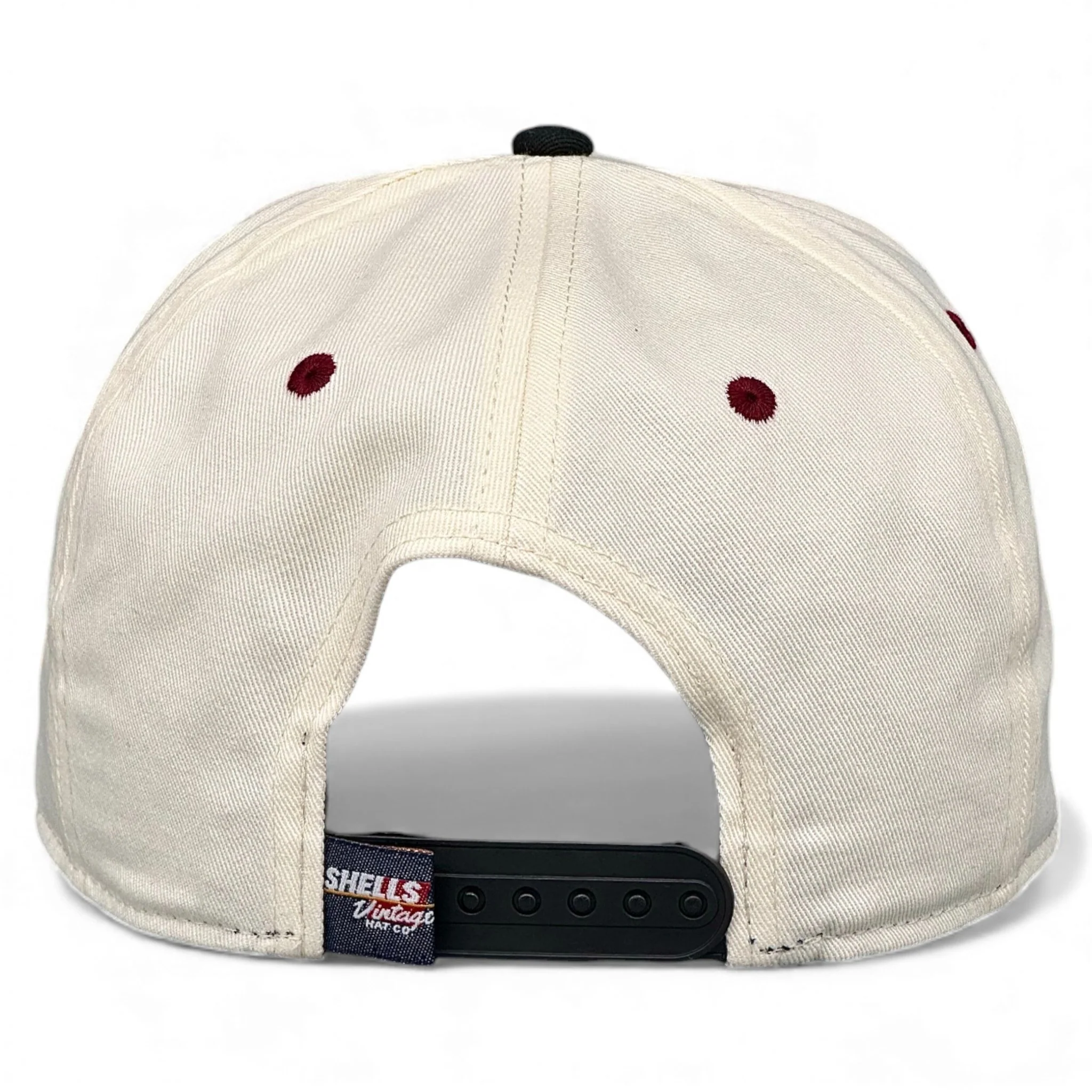 Washington D.C. Snapback - The Riggins (Cream/Black) - Image 7