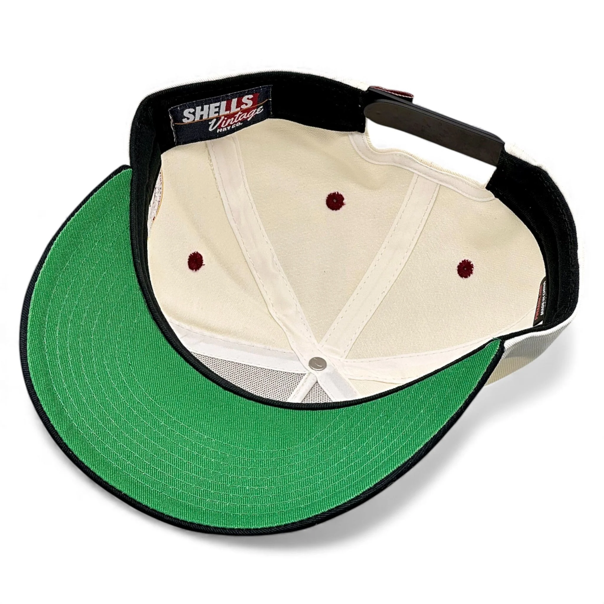 Washington D.C. Snapback - The Riggins (Cream/Black) - Image 9