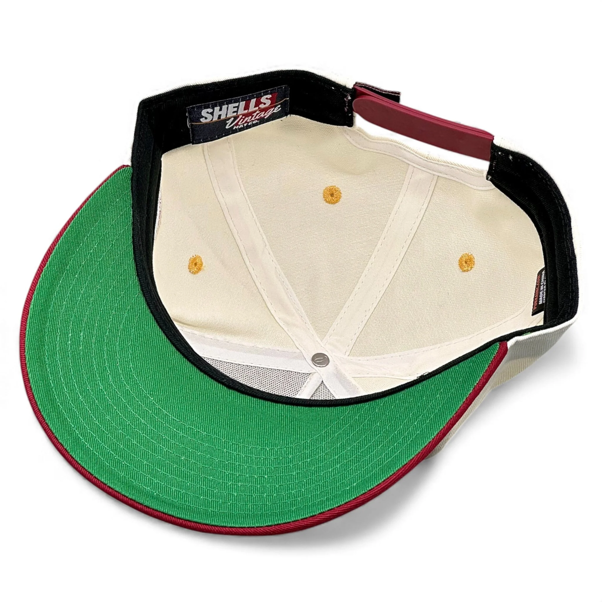 Washington D.C. Snapback - The Riggins (Cream/Crimson) - Image 9