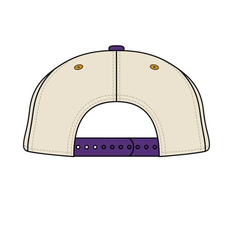 Washington Snapback - The Husky (Cream/Purple) - Image 3