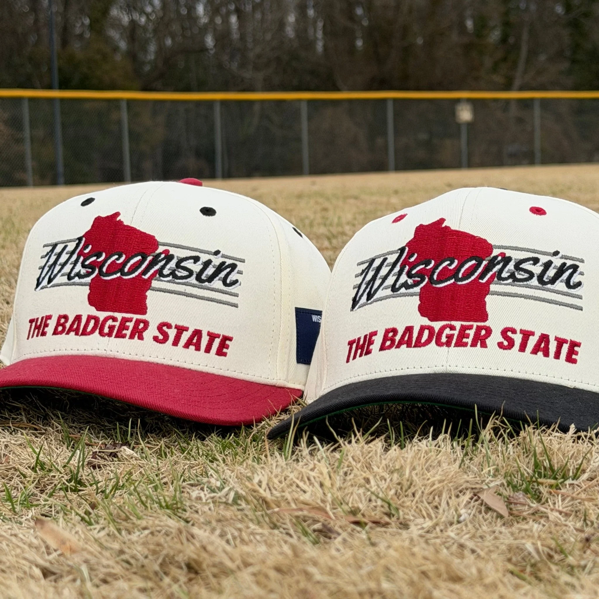 Wisconsin Snapback - The Watt (Cream/Red) - Image 4