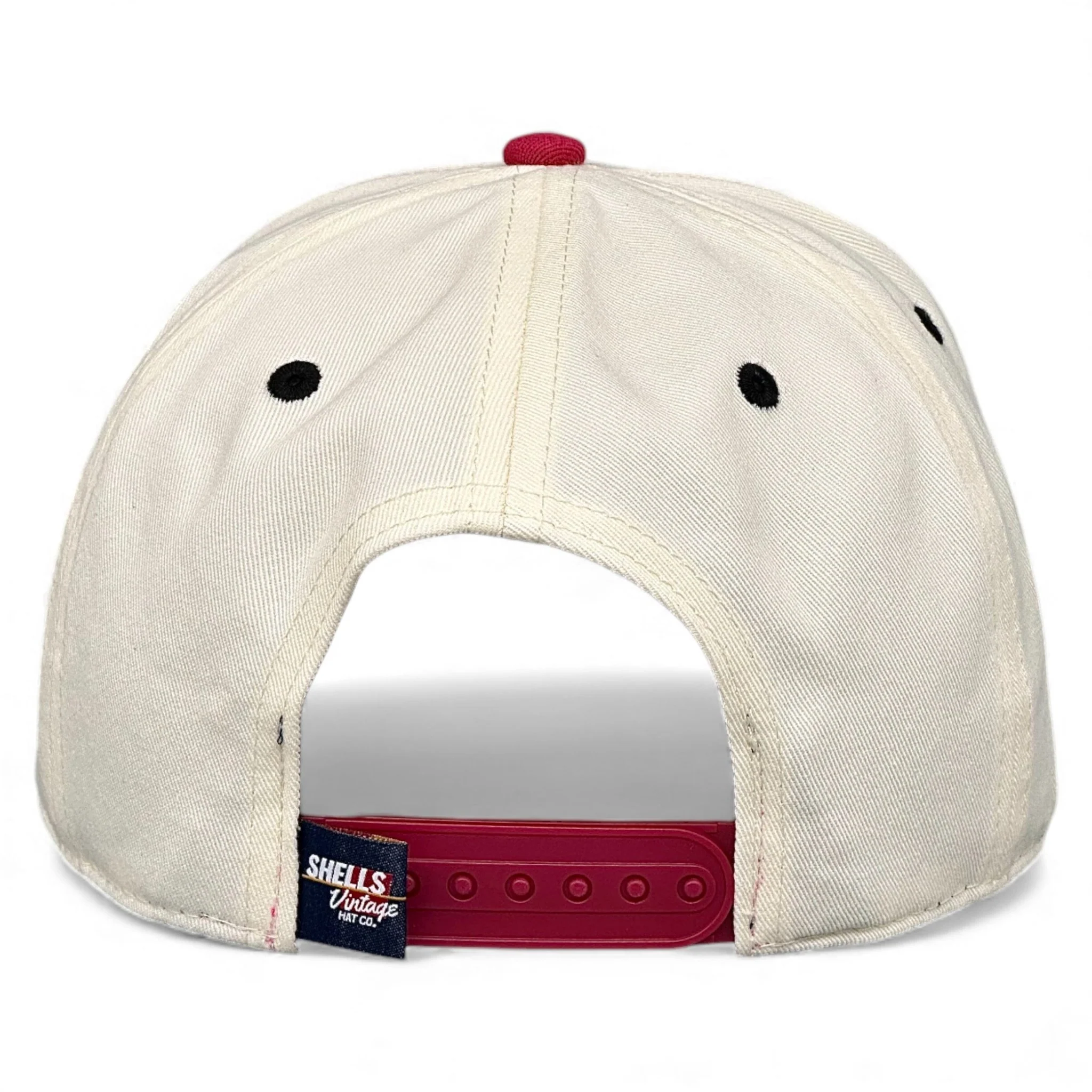 Wisconsin Snapback - The Watt (Cream/Red) - Image 7